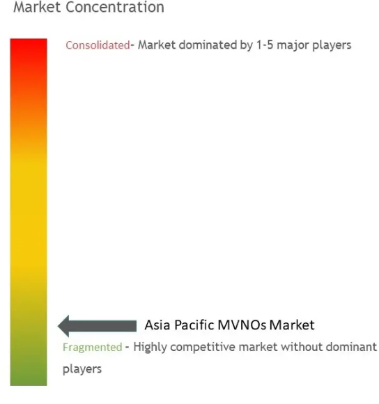 Asia-Pacific MVNOs Market Concentration